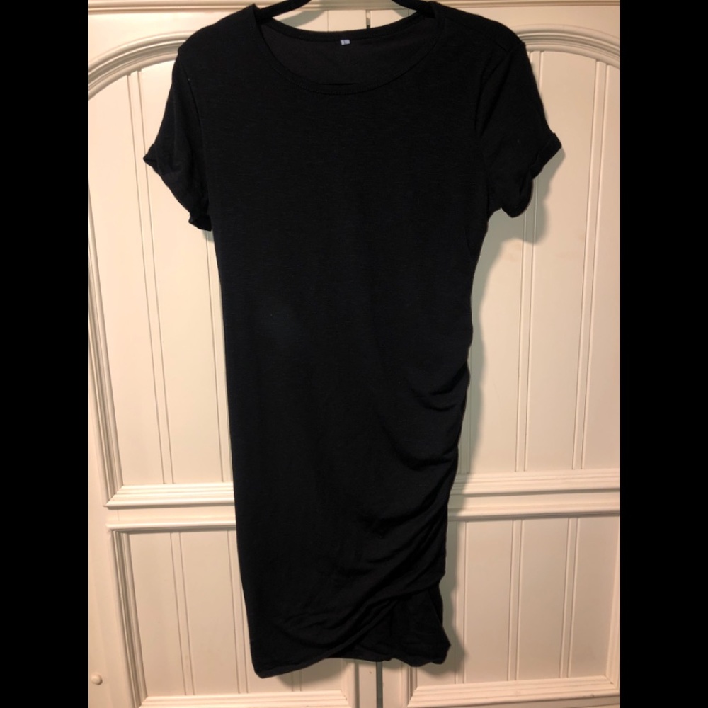 Black tee shirt dress